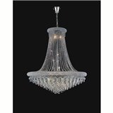 CWI Enchanted 6 Light Down Chandelier With Chrome Finish