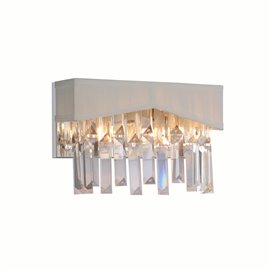 CWI Havely 2 Light Wall Sconce With Chrome Finish