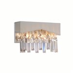 CWI Havely 2 Light Wall Sconce With Chrome Finish