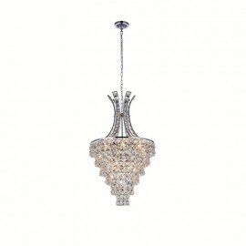 CWI Chique 9 Light Chandelier With Chrome Finish