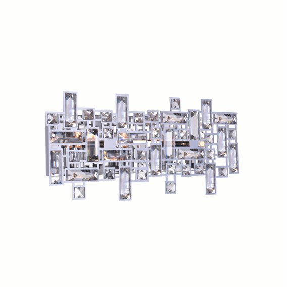 CWI Arley 4 Light Vanity Light With Chrome Finish