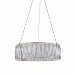 CWI Juno LED Chandelier With Chrome Finish