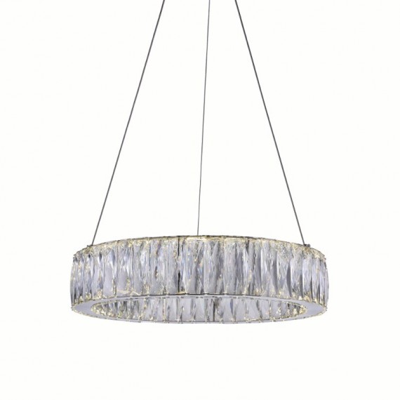 CWI Juno LED Chandelier With Chrome Finish