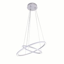 CWI Chalice LED Chandelier With White Finish