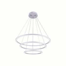 CWI Chalice LED Chandelier With White Finish