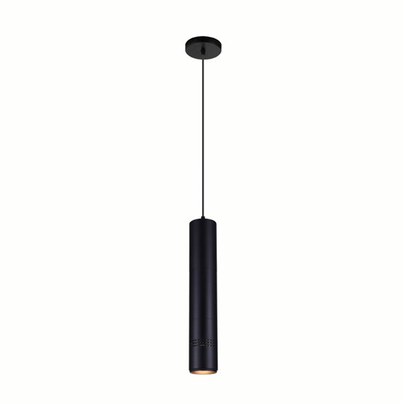 CWI Stowe LED Down Mini Pendant With Black Finish