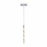 CWI Aegeus LED Down Mini Pendant With Chrome Finish