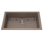 Kindred KGS1U Granite undermount single bowl includes grid