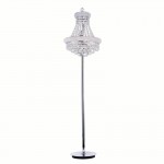 CWI Empire 8 Light Floor Lamp With Chrome Finish