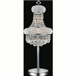 CWI Empire 6 Light Table Lamp With Chrome Finish