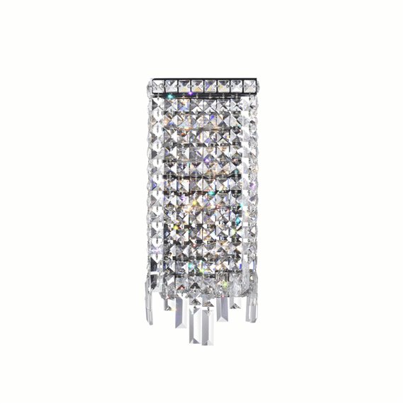 CWI Luminous 3 Light Flush Mount With Chrome Finish