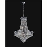 CWI Luminous 14 Light Down Chandelier With Chrome Finish