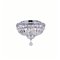 CWI Stefania 4 Light Bowl Flush Mount With Chrome Finish