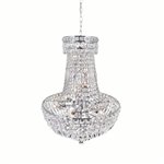 CWI Stefania 13 Light Down Chandelier With Chrome Finish