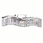 CWI Glamorous 3 Light Vanity Light With Chrome Finish