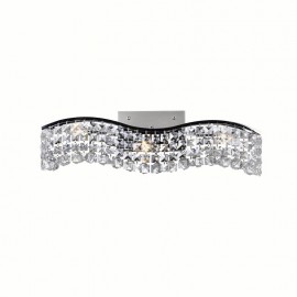 CWI Glamorous 3 Light Vanity Light With Chrome Finish