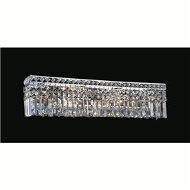 CWI Colosseum 6 Light Vanity Light With Chrome Finish