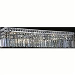 CWI Colosseum 7 Light Vanity Light With Chrome Finish