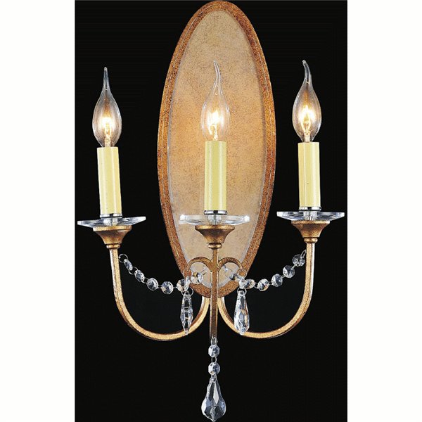 CWI Princess 4 Light Flush Mount With Gold Finish