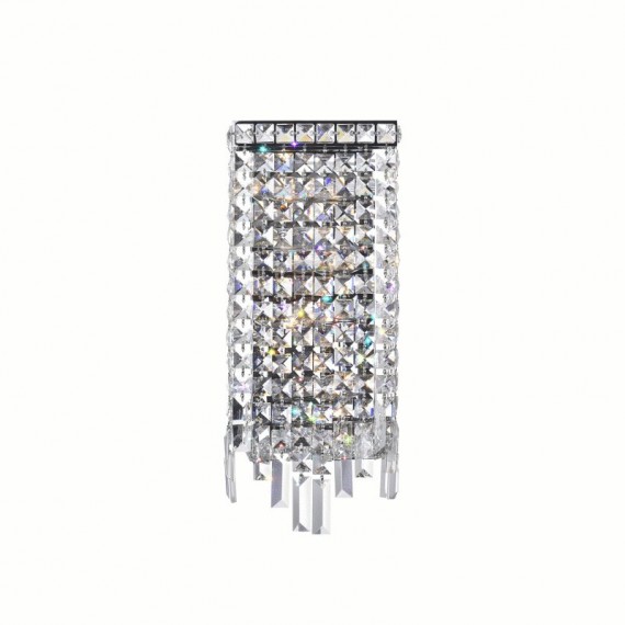 CWI Colosseum 4 Light Wall Sconce With Chrome Finish