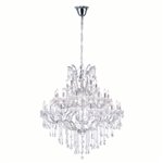 CWI Maria Theresa 41 Light Up Chandelier With Chrome Finish