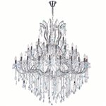 CWI Maria Theresa 49 Light Up Chandelier With Chrome Finish