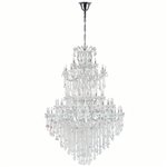 CWI Maria Theresa 84 Light Up Chandelier With Chrome Finish