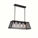 CWI Macleay 4 Light Down Chandelier With Black Finish