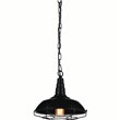 CWI Morgan 1 Light Down Mini Pendant With Black Finish