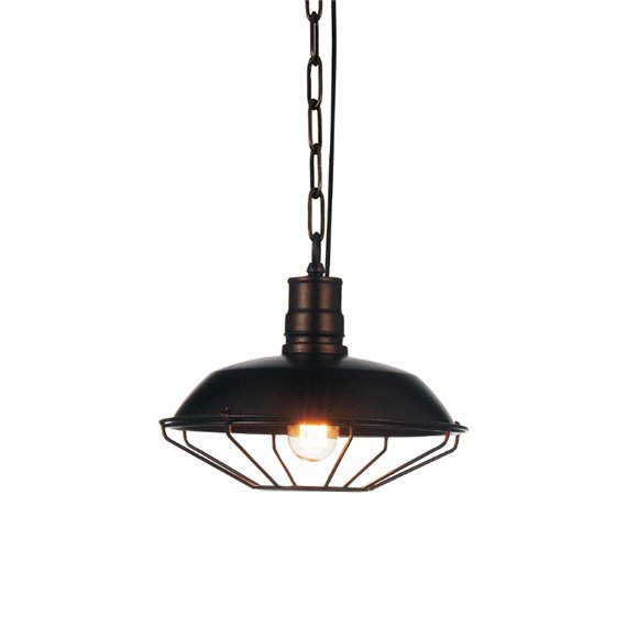 CWI Morgan 1 Light Down Mini Pendant With Chocolate Finish