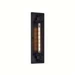 CWI Kiera 1 Light Wall Sconce With Black Finish