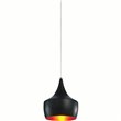 CWI Dynamic 1 Light Down Mini Pendant With Black Finish