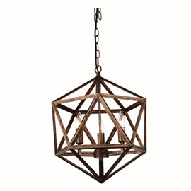 CWI Amazon 3 Light Up Pendant With Antique forged copper Finish