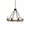 CWI Ganges 8 Light Up Chandelier With Black Finish
