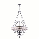 CWI Darya 2 Light Pendant With Brown Finish