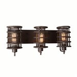 CWI Darya 3 Light Wall Sconce With Brown Finish