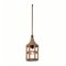 CWI Padma 1 Light Down Mini Pendant With Black Finish