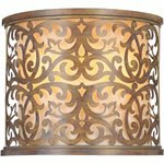 CWI Nicole 2 Light Wall Sconce With Brushed Chocolate Finish