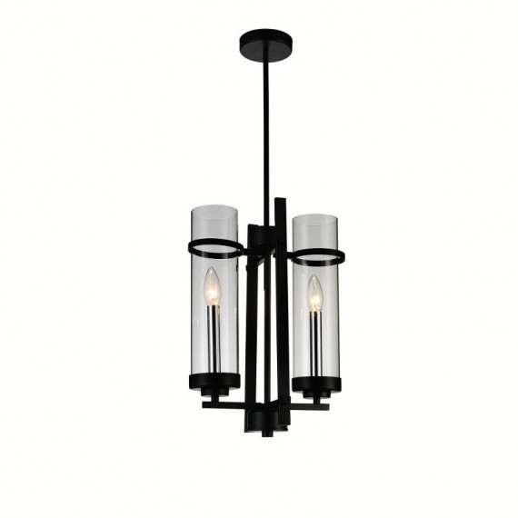 CWI Sierra 2 Light Up Mini Pendant With Black Finish