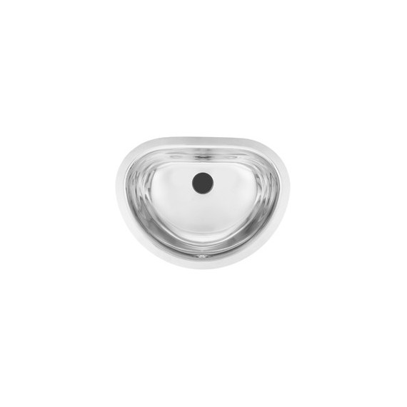 Kindred KSOV1317U 18 gauge stainless steel undermount vanity basin