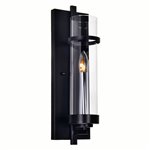 CWI Sierra 1 Light Wall Sconce With Black Finish