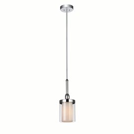 CWI Maybelle 1 Light Candle Mini Chandelier With Chrome Finish