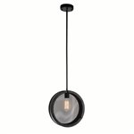 CWI Tigris 1 Light Up Pendant With Black Finish