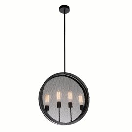 CWI Tigris 4 Light Up Pendant With Black Finish