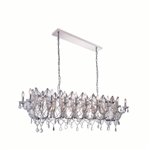 CWI Aleka 24 Light Candle Chandelier With Chrome Finish