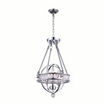 CWI Arkansas 3 Light Mini Chandelier With Chrome Finish