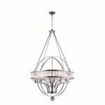 CWI Arkansas 12 Light Chandelier With Chrome Finish