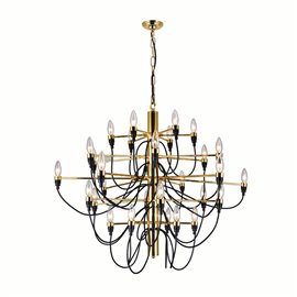 CWI Hayden 30 Light Chandelier With Gold Finish