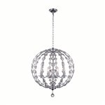 CWI Esia 8 Light Chandelier With Chrome Finish