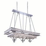 CWI Shalia 20 Light Island Chandelier With Chrome Finish